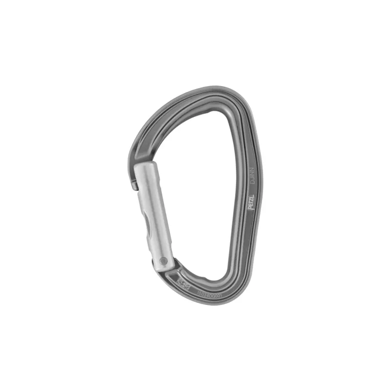 Petzl Djinn Straight Gate Carabiner in Gray